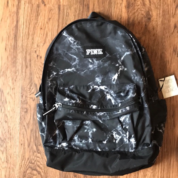 Campus Backpack - Black/White Marble - Picture 2 of 8